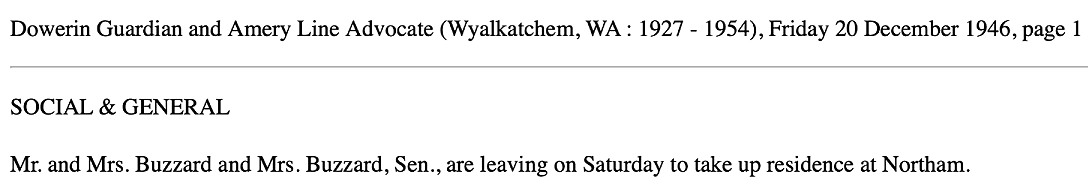 Move to Northam
